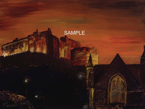 Castle from Grassmarket